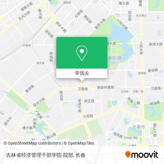 吉林省经济管理干部学院-院部地图