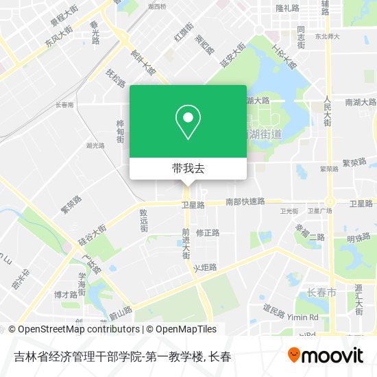 吉林省经济管理干部学院-第一教学楼地图