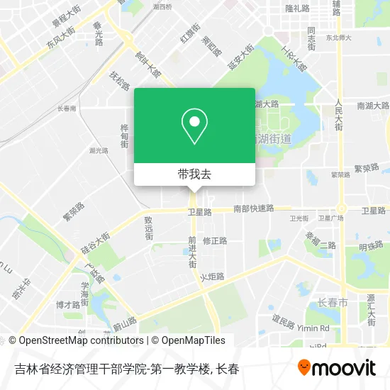 吉林省经济管理干部学院-第一教学楼地图