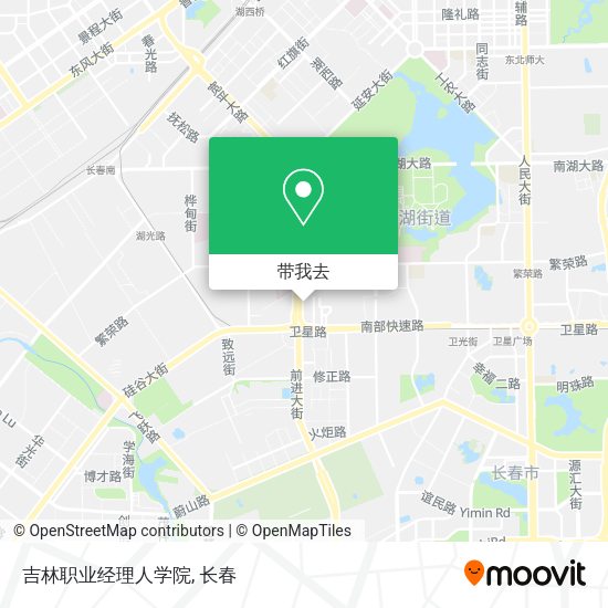 吉林职业经理人学院地图