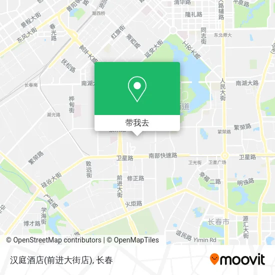 汉庭酒店(前进大街店)地图