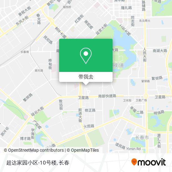 超达家园小区-10号楼地图