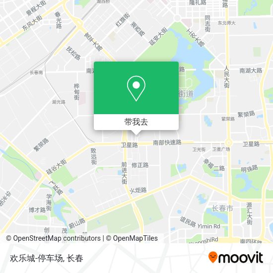 欢乐城-停车场地图