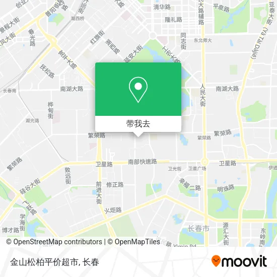 金山松柏平价超市地图