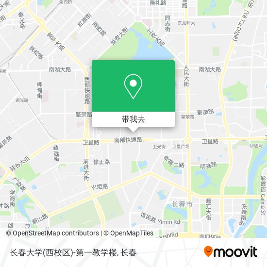 长春大学(西校区)-第一教学楼地图