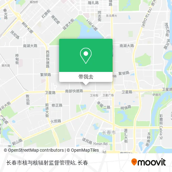 长春市核与核辐射监督管理站地图