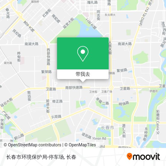 长春市环境保护局-停车场地图