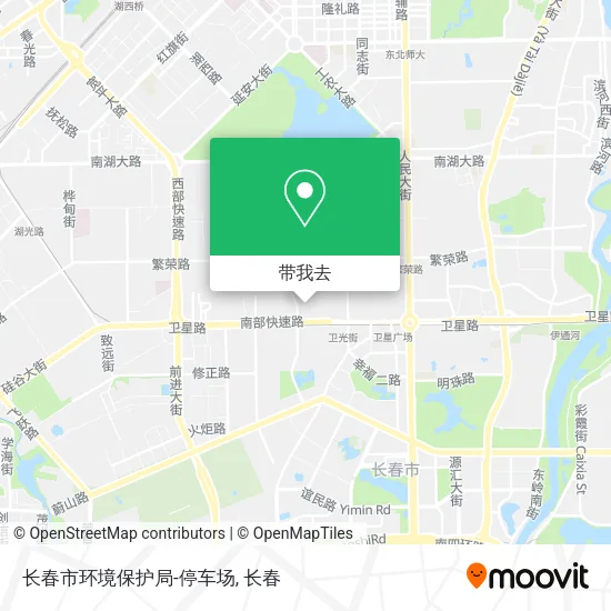 长春市环境保护局-停车场地图