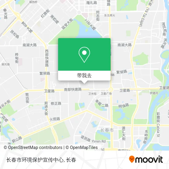 长春市环境保护宣传中心地图