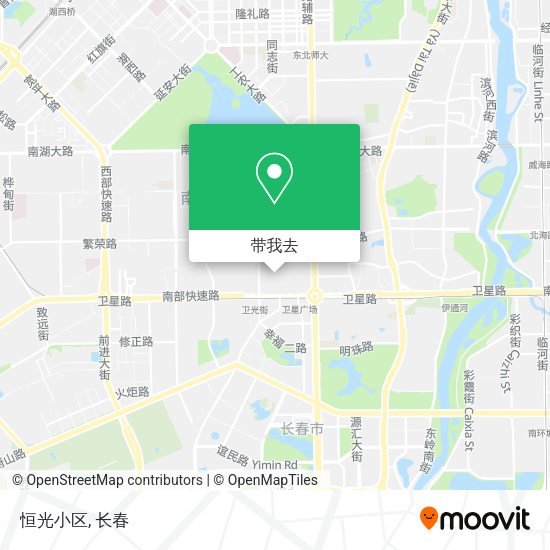 恒光小区地图