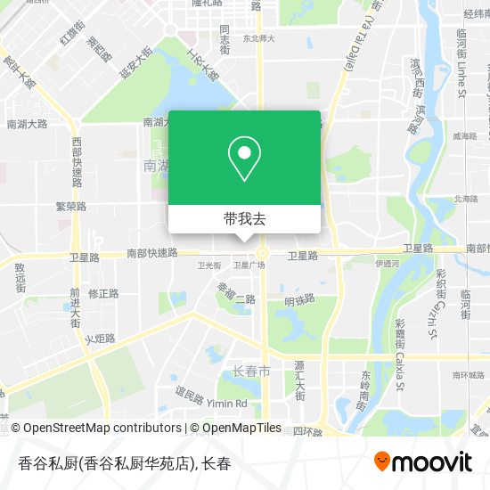 香谷私厨(香谷私厨华苑店)地图