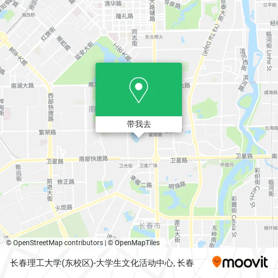 长春理工大学(东校区)-大学生文化活动中心地图