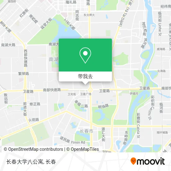 长春大学八公寓地图