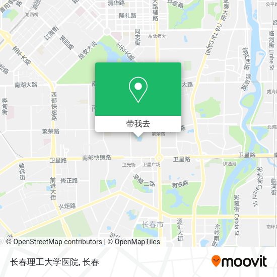 长春理工大学医院地图