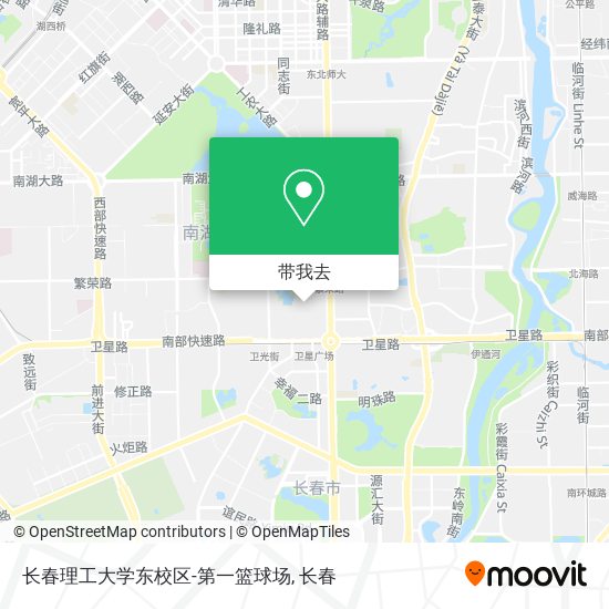 长春理工大学东校区-第一篮球场地图