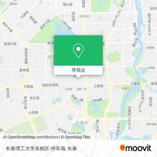 长春理工大学东校区-停车场地图