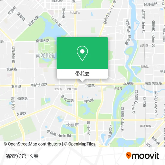 霖萱宾馆地图