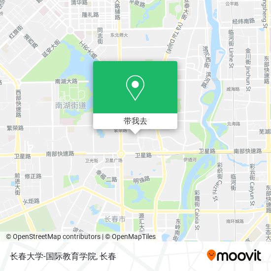 长春大学-国际教育学院地图