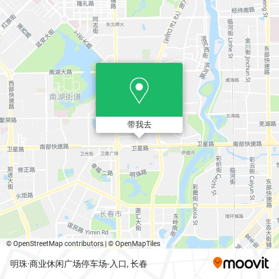 明珠·商业休闲广场停车场-入口地图