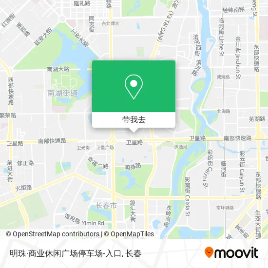 明珠·商业休闲广场停车场-入口地图