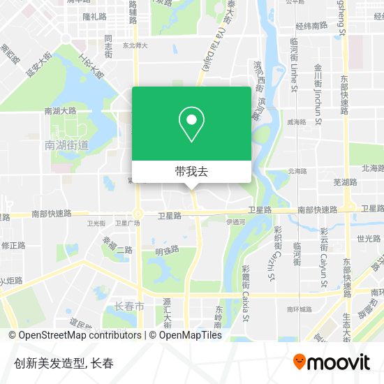 创新美发造型地图