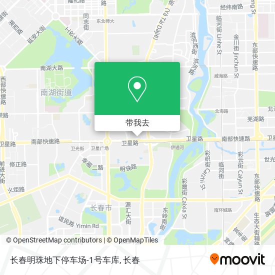 长春明珠地下停车场-1号车库地图