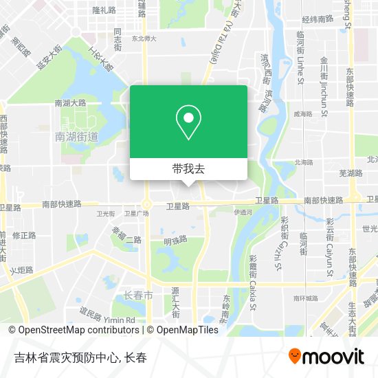 吉林省震灾预防中心地图