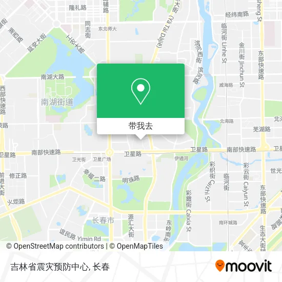 吉林省震灾预防中心地图