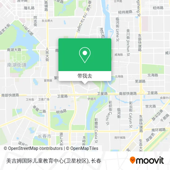 美吉姆国际儿童教育中心(卫星校区)地图