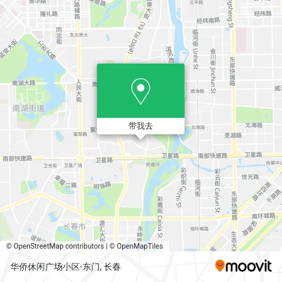 华侨休闲广场小区-东门地图