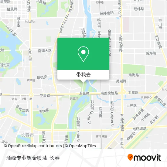 涌峰专业钣金喷漆地图