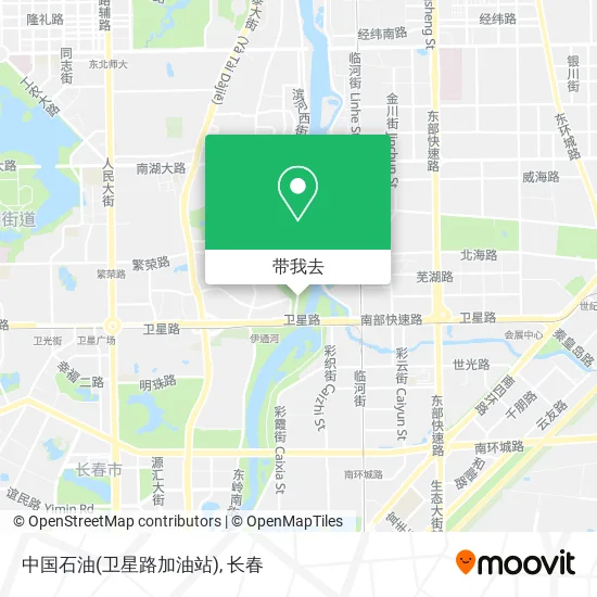 中国石油(卫星路加油站)地图