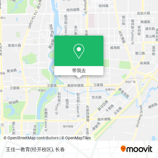 王佳一教育(经开校区)地图