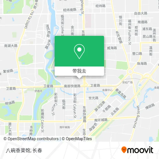 八碗香菜馆地图
