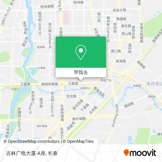 吉林广电大厦-A座地图