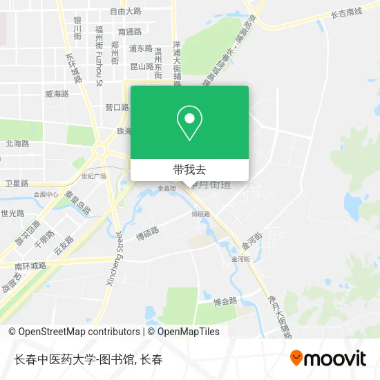 长春中医药大学-图书馆地图