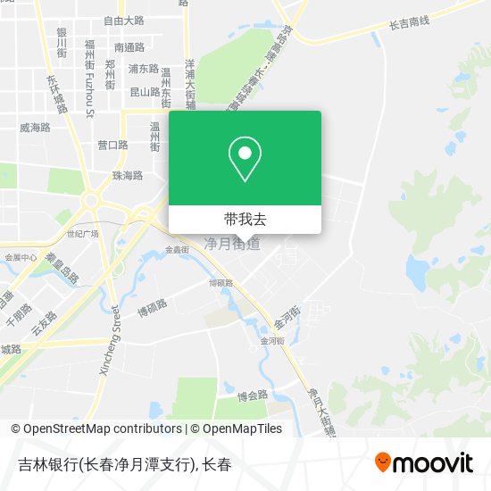 吉林银行(长春净月潭支行)地图