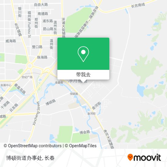 博硕街道办事处地图