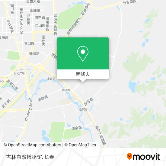 吉林自然博物馆地图