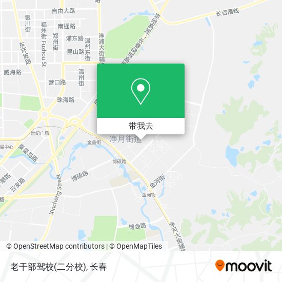 老干部驾校(二分校)地图