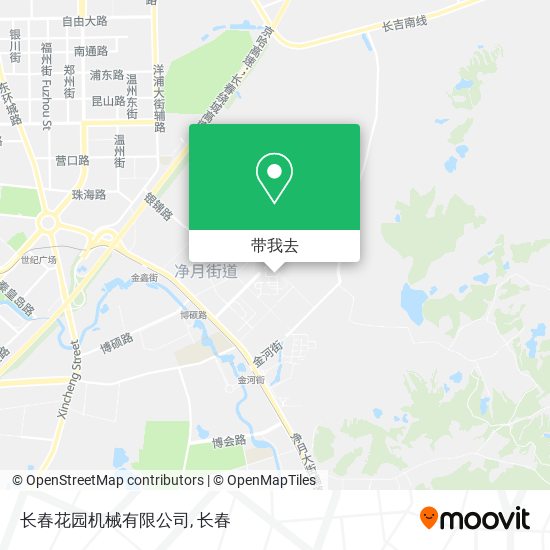 长春花园机械有限公司地图