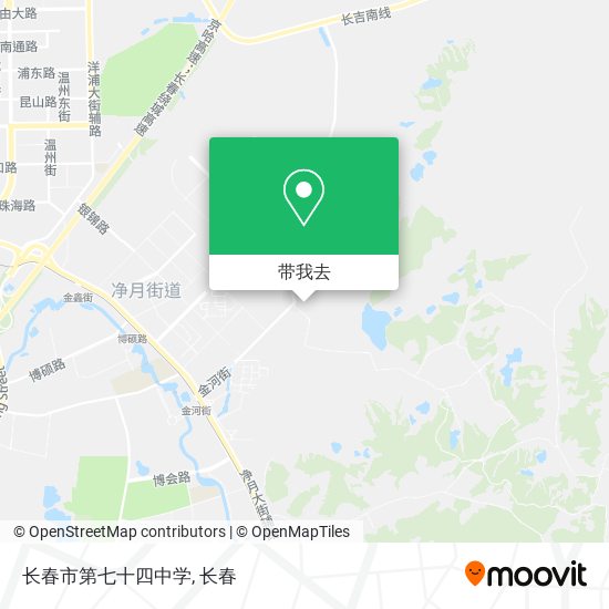 长春市第七十四中学地图