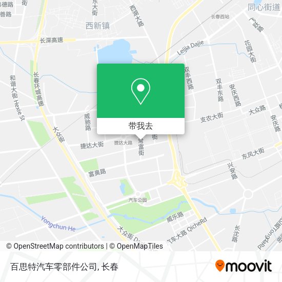 百思特汽车零部件公司地图