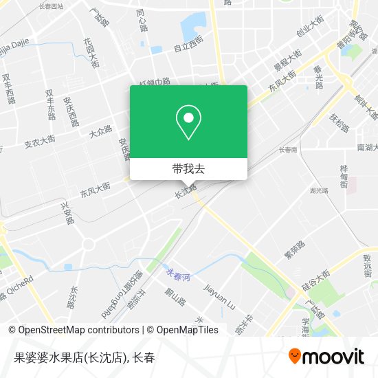 果婆婆水果店(长沈店)地图