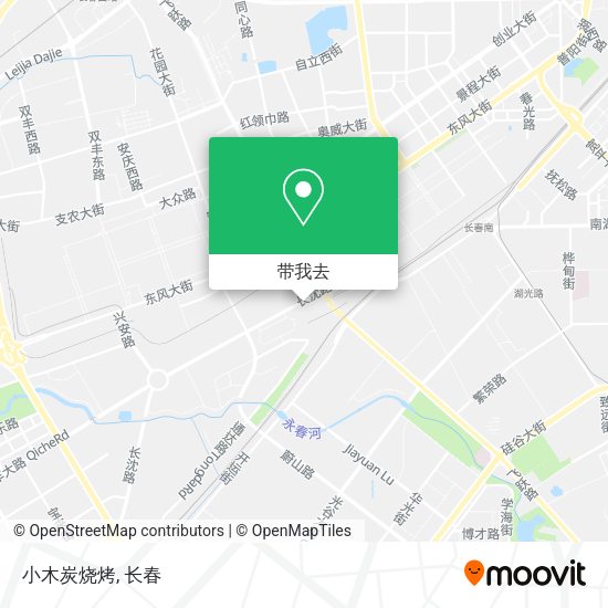 小木炭烧烤地图
