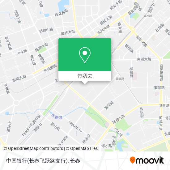 中国银行(长春飞跃路支行)地图