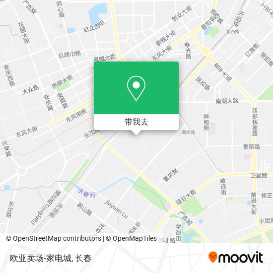 欧亚卖场-家电城地图
