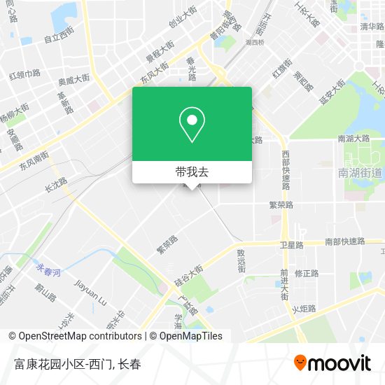 富康花园小区-西门地图