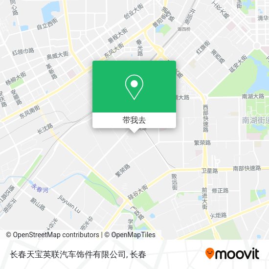 长春天宝英联汽车饰件有限公司地图