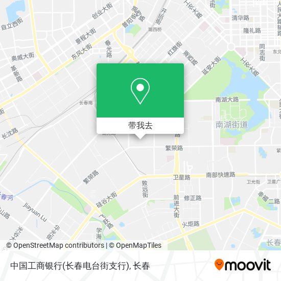 中国工商银行(长春电台街支行)地图